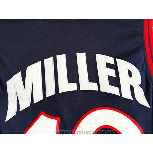 Camiseta USA 1996 Reggie Miller #10 Negro